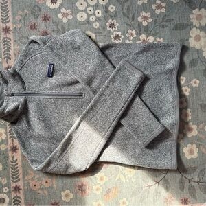 Gray Patagonia Half-Zip Pullover